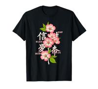 Streetwear Japonais Fleurs Cerisier Sakura Kawaii Art T-Shirt