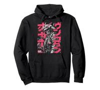 Streetwear Japonais Samourai Squelette Cyberpunk Y2K Anime Sweat à Capuche