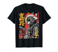 Streetwear Japonais Samurai Warrior Cyberpunk Y2K Anime T-Shirt