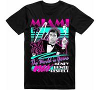 Streetwear on Demand Miami Vice Scarface Black Tee Shirt Black M