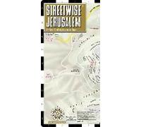 Streetwise Jerusalem Map - Laminated City Center Street Map Of Jerusalem, Israel
