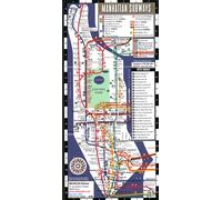 Michelin – Carte Streetwise Manhattan – Métro et bus de Manhattan, New York