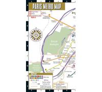 STREETWISE PARIS METRO MAP - Anglais