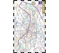 STREETWISE PARIS METRO MAP - Anglais