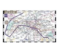 Streetwise Paris Metro Map Laminated Metro Map of Paris France by Michelin Michelin (Auteur)
