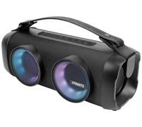 STREETZ CMB-100 Enceinte Bluetooth AUX, Fonction Mains Libres, protégée Contre Les Projections deau, Portable, USB Noir
