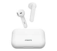 Streetz Écouteurs intra-auriculaires TWS, Bluetooth 5.0, étui de chargement, 4 heures d'autonomie de la batterie