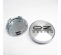 STREHN Voiture Cache-moyeux Enjoliveurs pour 59mm OZ Racing Pneus Et Jantes Badge Autocollants Accessoires Hub Centre Caps Cover Sticker,C-Silverstyle