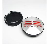 STREHN Voiture Cache-moyeux Enjoliveurs pour 59mm OZ Racing Pneus Et Jantes Badge Autocollants Accessoires Hub Centre Caps Cover Sticker,D-Blackstyle