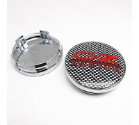 STREHN Voiture Cache-moyeux Enjoliveurs pour 59mm OZ Racing Pneus Et Jantes Badge Autocollants Accessoires Hub Centre Caps Cover Sticker,E-Silverstyle