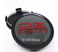 STREHN Voiture Cache-moyeux Enjoliveurs pour 75mm OZ Racing Pneus Et Jantes Badge Autocollants Accessoires Hub Centre Caps Cover Sticker,B-Blackstyle