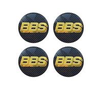 STREHN Voiture Cache-moyeux Enjoliveurs pour BBS 56MM Pneus Et Jantes Badge Autocollants Accessoires Hub Centre Caps Cover Sticker,B-Blackstyle