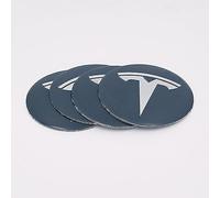 Voiture Cache-moyeux Enjoliveurs pour Tesla Model 3 Y S X 56MM Pneus Et Jantes Badge Autocollants Accessoires Hub Centre Caps Cover Sticker,E