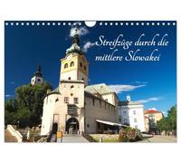Streifzüge durch die mittlere Slowakei (Wandkalender 2026 DIN A4 quer), CALVENDO Monatskalender: Entdecken Sie die mittlere Slowakei.