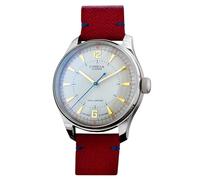 Strela 1965 Montre de poignet pour homme avec POLJOT 2609H mécanique analogique à remontage manuel montre Cosmos, hommage, officielle, Ciel Bleu, bracelet