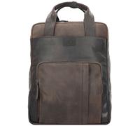 Strellson Brick Lane Sac à dos en cuir 42 cm pour ordinateur portable darkbrown (4010002953-702)