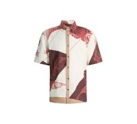 STRELLSON Chemise 'Casyn' beige / chocolat / melon / blanc, Taille M