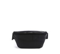 Strellson Hyde Sac banane noir, cuir finement grainé, unisexe