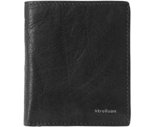 Strellson Jefferson BillFold Q6 Porte-monnaie en cuir 9 cm noir