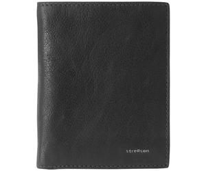 Strellson Jefferson BillFold V8 Porte-monnaie en cuir 10,5 cm noir