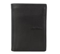 Strellson Neck Label Porte-monnaie en cuir 9,5 cm noir