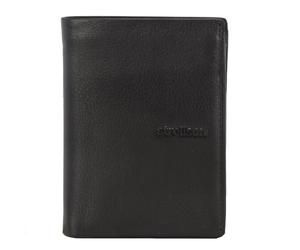 Strellson Neck Label Porte-monnaie en cuir 9,5 cm noir