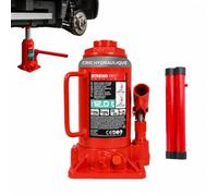 STREND PRO Premium Cric Bouteille hydraulique 12 t, Hauteur de Levage 210-415 mm, cric Compact pour Voiture, Garage et Atelier
