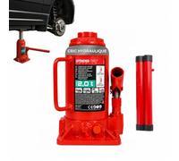 STREND PRO Premium Cric Bouteille hydraulique 2 t, Hauteur de Levage 158-308 mm, cric Compact pour Voiture, Garage et Atelier