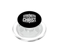 Strenght in Christ PopSockets PopGrip pour MagSafe