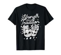 Strength And Tradition In Lion Dance Art T-Shirt
