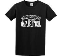 Strength Cartel Heavy Hitters Big Boi Pitbull Tee O Neck Men Shirt Black L