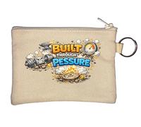 Strength Developed Under Intense Pressure Porte-monnaie Beige