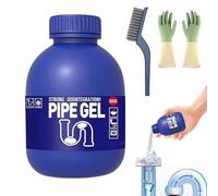 Strength Drain Cleaner Powerful Pipe, Pro Hair Drain Clog Remover & Cleaner, Powerful Hair, Grease and Soap Dissolver, Pipe Dredging Agent,for Bathroom, Kitchen and Toilet, 300ml (1pc)