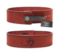 Strength Shop Ceinture de force musculation 10 mm avec boucle à levier, Certifié IPF, ceinture musculation homme et femme, robuste et durable, stabilise le tronc et la colonne pendant l'entraînement