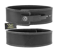 Strength Shop Ceinture de force musculation 13 mm avec boucle à levier, Certifié IPF, ceinture musculation homme et femme, robuste et durable, stabilise le tronc et la colonne pendant l'entraînement