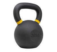 Strength Shop Kettlebell en Fonte avec poignée Ergonomique (4kg-64kg), résistante & Durable, Kettlebells avec marquage coloré & revêtement en Poudre Noire, idéale pour l'entraînement Complet