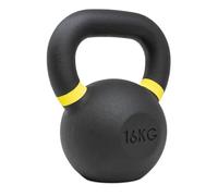 Strength Shop Kettlebell en Fonte avec poignée Ergonomique (4kg-64kg), résistante & Durable, Kettlebells avec marquage coloré & revêtement en Poudre Noire, idéale pour l'entraînement Complet
