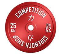 Strength Shop - Lot de disques de poids calibrées - Noir, chaque paire de 0,25 kg à 25 kg - 50,5 mm (Convient à toutes les barres olympiques) - Tolérance de poids de +/- 10 g (2 x 25 kg)
