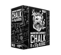 Strengthshop Magnesia Chalk Lot de 8 Blocs de 52 g de magnésie
