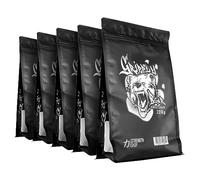 Strength Shop Poudre de magnésie, 5X 200g, très Fine, magnésie d'escalade avec Emballage refermable, 100% magnesie Poudre Escalade Naturelle, Idéale pour Musculation, Escalade, Bloc & Plus.