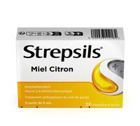 Strepsils Miel Citron - Traitement Antiseptique du Mal de Gorge À partir 6 ans Comprimé(S) Sucer 36 pc(s)