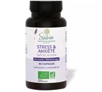 Stress & anxiete safran'aroma 40 capsules bio plantes