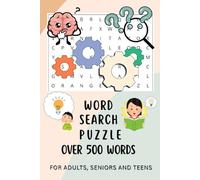 Stress / Anxiety Relief, Mindfulness Word Search Puzzle for Adults, Seniors: Brain Busters, Fun and Relaxing, Solutions Included, Activity Book to ... Adults, For Road Trip, Holiday, Travel, 6"X9"