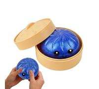 Stress Ball Bun, Glitter Dumpling Sensory, Pressure Relief Accessory, Soft Texture, Fun Stress Attributes, Perfect for Home Office Classroom Meeting Birthday Valentines Party