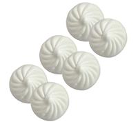 Stress Ball Skin - 6 Pieces Steamed Bun Shape, DIY Make Your Own Stress Balls Soft Squeeze Toys for Kids Teens Adults Students Travelers Travel Home Office Study Workshop Fun Relaxation