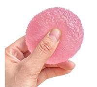 Stress Balls Set - Ergonomic Textured Soft Squeeze | Fidget Toys Funny Anti Stress Hand Grip Relief Sensory for Adults, Teens, Boys, Office, Home Or Party Favors Use