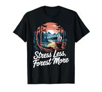 Stress Moins forêt Plus de forêt Respirant Shinrin-yoku T-Shirt
