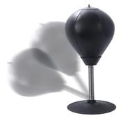 Stress Punching Bag - Desk Boxing Ball, Suction Cup Stand | Heavy Duty Reliefs Toy with Pump, Durable Reflex Bag for Anger Control, Fun Indoor Equipment for Kids, Teenagers, and Offices Workers