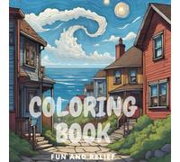 Stress Relief Coloring Book for Adults and Teens Featuring World Famous in Van Gogh style
