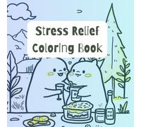 Stress Relief: Couple in love - Coloring Book for Adults , Teens and Kids, Bold and Easy, Simple and Big Designs for Relaxation - Cute fat Cat and Many More Bold & Easy Coloring